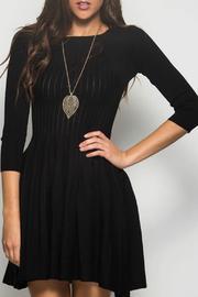  Flare Sweater Dress