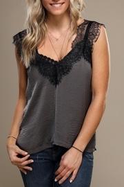  Lace-trim Silk Cami