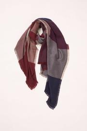  Block Fringe Scarf