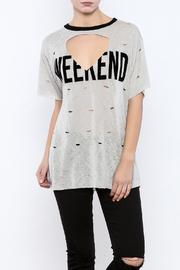  Distressed Slub T-shirt