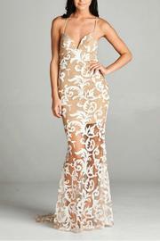  Nude Long Dress