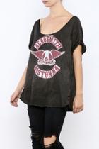  Shredded Back Rock Tee