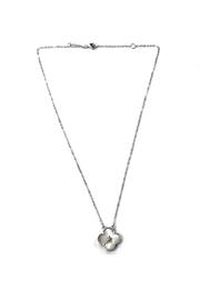  White-stone Clover Necklace