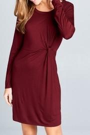  Knotted Drape Dress