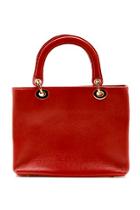  Red Pebble-leather Bag