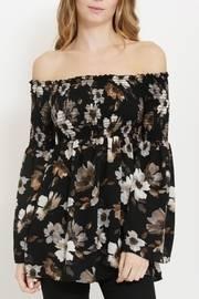  Off Shoulder Smocked Dress