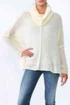  Seamed Cowl Pullover