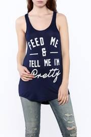 Navy Graphic Tank