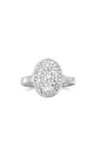  Pave Oval Ring
