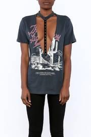  Gray Graphic Tunic