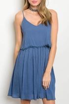  Blue Strap Dress