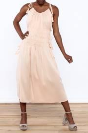  Blush Sleeveless Midi Dress