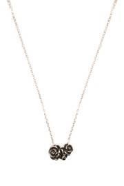  Grey Rose Bouquet Necklace