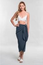  Gauze Wrap Skirt