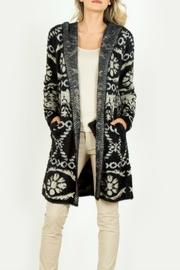  Cozy Print Cardigan