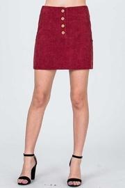  Corduroy Skirt Burgundy