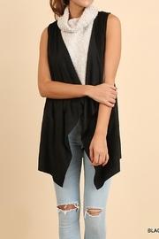  Sleeveless Suede Vest