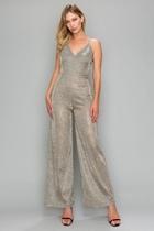  Grey-gold Novelty Jumpsuit