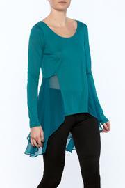  Teal Side Top