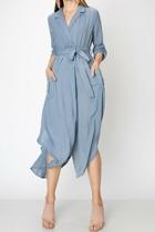  Asymmetrical Tie Dress