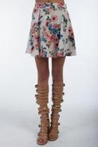  Floral Skater Skirt