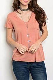  Blush Pocket Tee