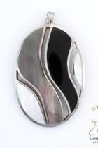  Sterling Oval Pendant