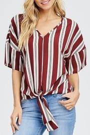  Tied Stripe Top