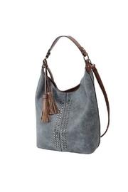  Distressed Studded Hobo