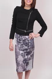  Lace Print Skirt