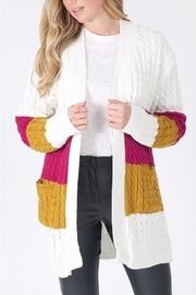  Colour Block Cardigan