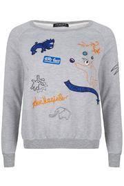  Grey Sweater Patches