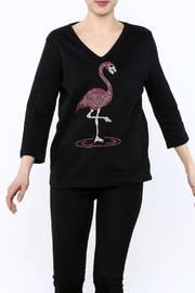  Flamingo Print Tee