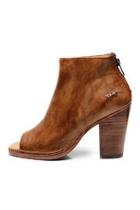  Distressed Leather Bootie