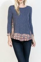  Blue Mosiac Top