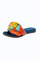  Blue Tassel Slides