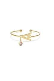  Opal Initial Bracelet