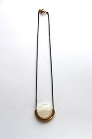  Quartz Moon Necklace