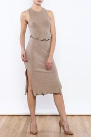  Tan Date Party Skirt Set