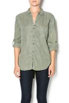  Olive Button Down Shirt