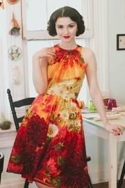  Dahlia Sleeveless Floral Dress