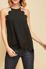  Black Scallop Tank