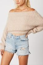  Crop Eyelash Sweater