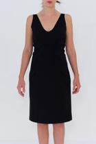  V Neck Tube Dress