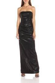  Textured Strapless Gown