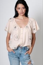  Floral Sketch Top