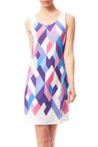  Geometric Printed Dress