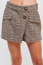  Plaid Mini Shorts