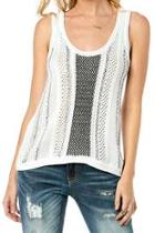  White Knit Tank
