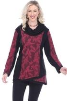  Floral Cowl Tunic